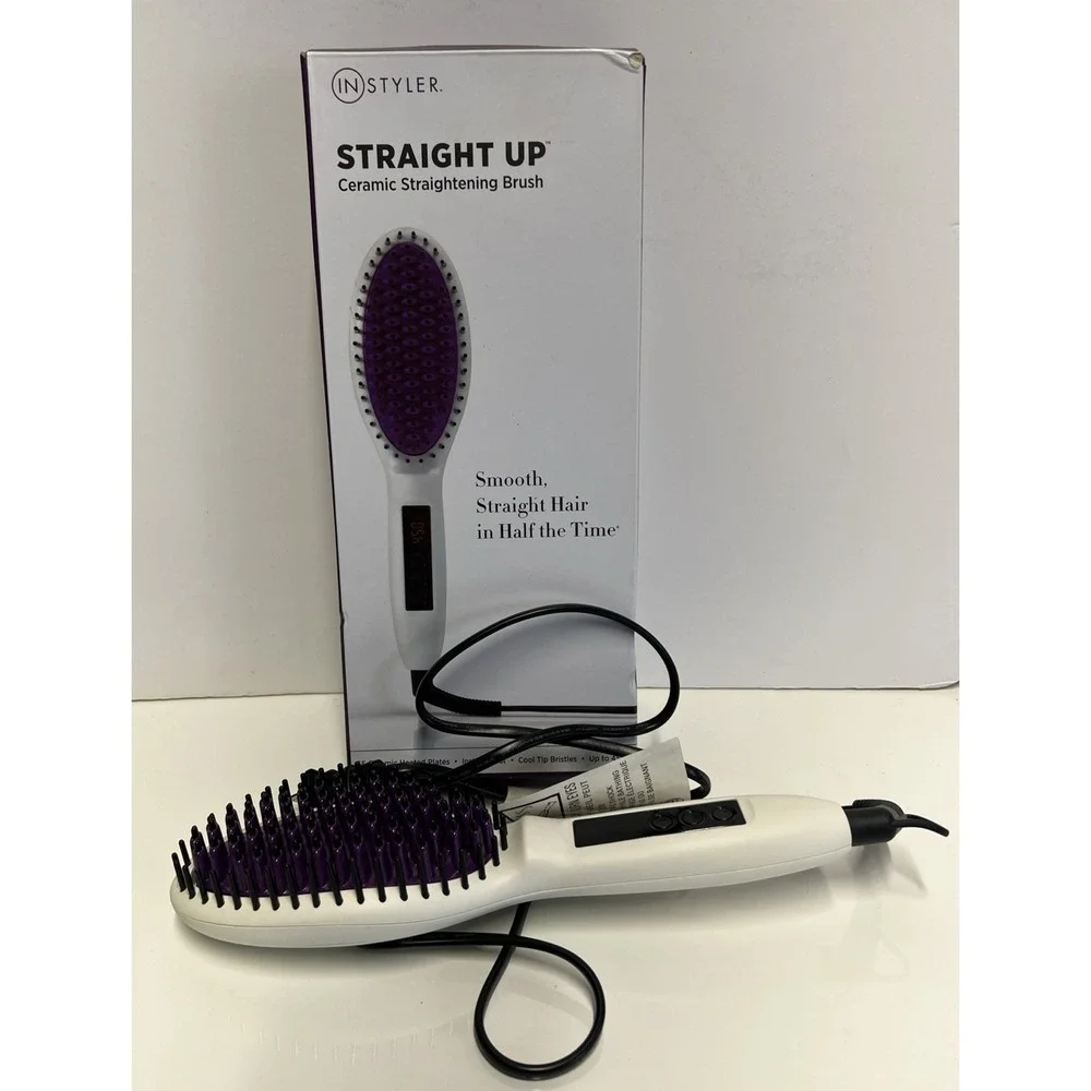 InStyler Professional Instant Heat Straight Up Ceramic Straightening Brush